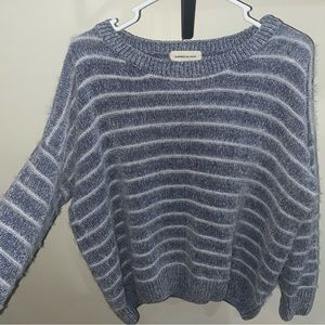 Fuzzy Striped Goodnight Macaroon Sweater